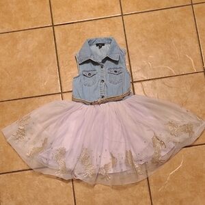 Zunie Light Blue Denim Dress